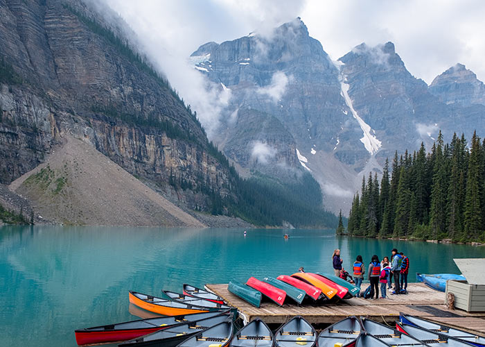 Lake Louise Canoeing