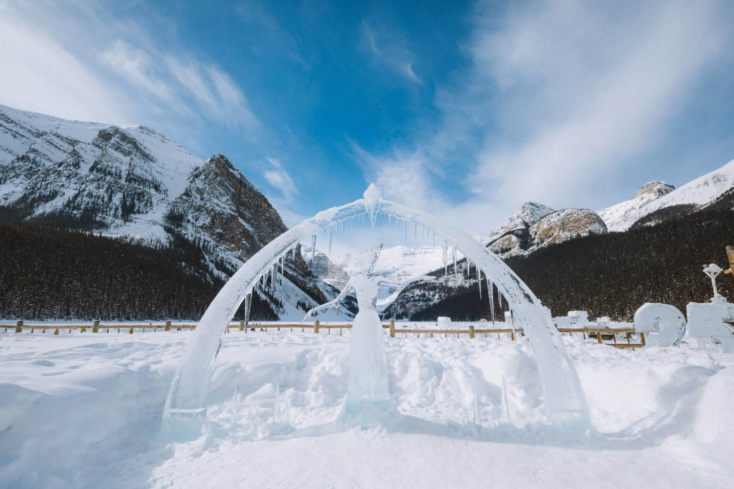 Winter Ice Skating in Banff and Lake Louise